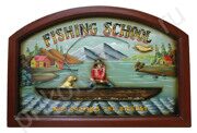 Панно 'Fishing school'